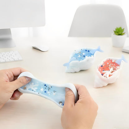 Gytera Ocean Seashell Conch Taba Squishy Fidget Toys Adults Kids, Conch Squeeze Sensory Toys for Kids with Autism, Squishies for Stress Relief Squishy Toys for Kids Toys for Ages 8-13 5-7 2-4