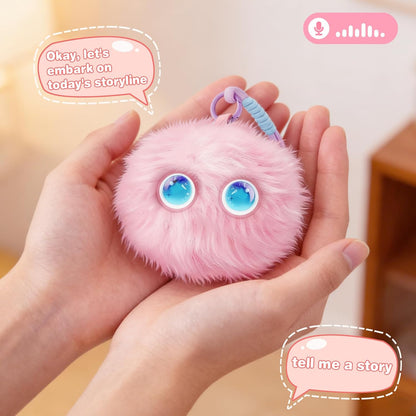 AI Smart Stuffed Animal, Cute Interactive Electronic Toys, Emotional Eyes, Bedtime Story, Multilingual Learning, Unique Gifts